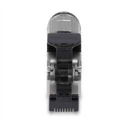 Lindy 62411 conector RJ45 Negro, Plata | APLIUM
