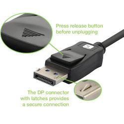 2 M Displayport Black | APLIUM