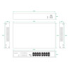 Lanview LVN-1U-16PORT-1G - Unmanaged 16-Port Full | APLIUM