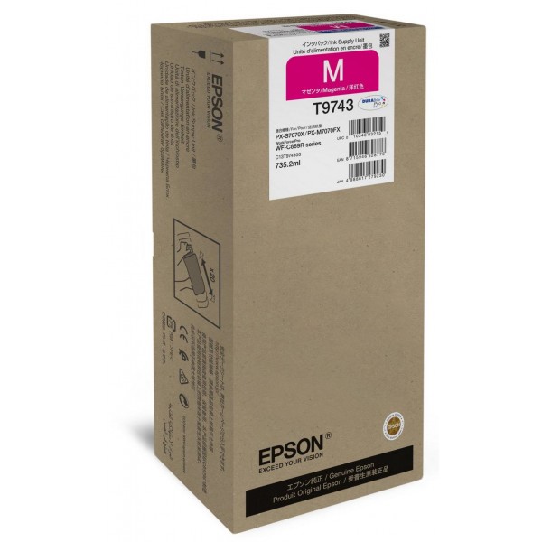 Epson C13T97430N, Magenta, 735,2 ml, 1 pieza(s), Pack individual