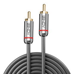 Lindy 35340 - 2M Digital Audio Cabel, Cromo | APLIUM