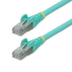 1m LSZH CAT6a Ethernet Cable - Aqua