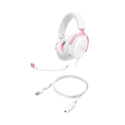 HP Hyperx Cloud Iii White-pink - Gaming Headset - 9W1Q4AA | APLIUM