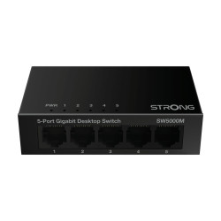 Strong SW5000M switch Gigabit Ethernet (10/100/1000) Negro | APLIUM