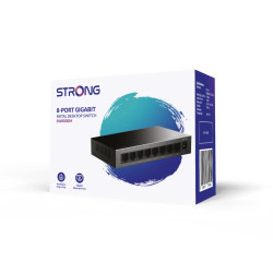 Strong SW8000M switch Gigabit Ethernet (10/100/1000) Negro | APLIUM