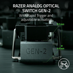Teclado Razer Huntsman V3 Pro (USA) Tenkeyless Blanco (RZ03- | APLIUM