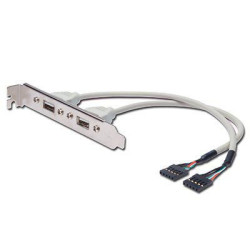 Slotblech 2x USB2.0 Ports
