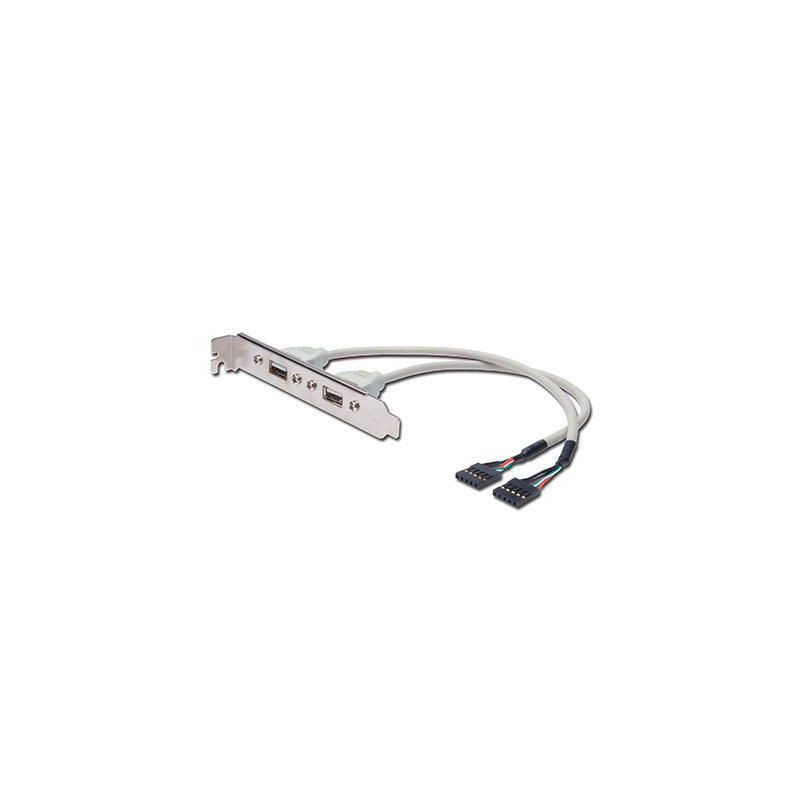 Slotblech 2x USB2.0 Ports