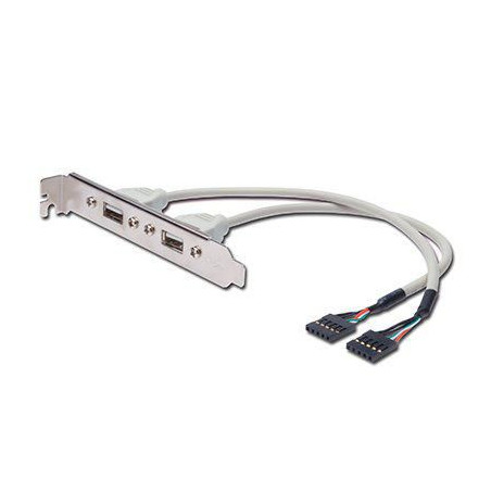 Slotblech 2x USB2.0 Ports