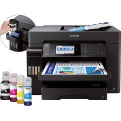 Epson EcoTank ET-16650, Inyección de tinta, Impresión a color, 4800 x 1200 DPI, A3, Impresión directa, Negro