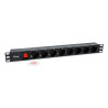 Riello - Regleta para Rack 8 schuko | APLIUM