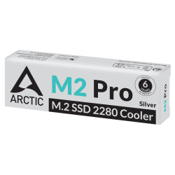 Disipador Térmico para SSD M.2 2280 Arctic M2 Pro/ Plata
