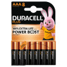 Pack de 8 Pilas AAA Duracell Plus Power Boost DPBLR3B8/ 1.5V | APLIUM