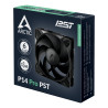 Ventilador Arctic P14 PWM PST/ 14cm/ Negro | APLIUM