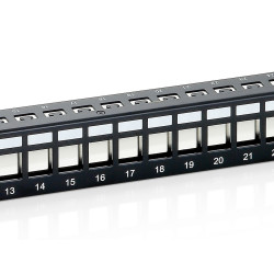 PatchPanel Cat.6 24 Port equip | APLIUM