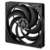 Ventilador Arctic P12 Slim PWM PST/ 12cm/ Negro | APLIUM