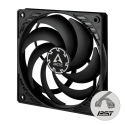 Ventilador Arctic P12 Slim PWM PST/ 12cm/ Negro | APLIUM