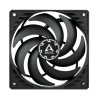 Ventilador Arctic P12 Slim PWM PST/ 12cm/ Negro | APLIUM