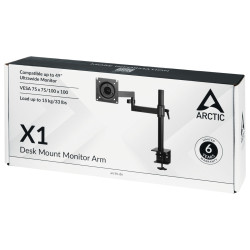 Soporte de Mesa para Monitor Arctic X1/ Giratorio/ Inclinabl | APLIUM