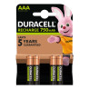 Pack de 4 Pilas AAA Duracell HR3-B/ 1.2V/ Recargables | APLIUM