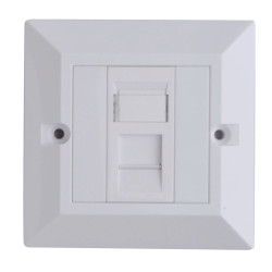 Lanview LVN126188UK - CAT6 Faceplate Single Gang UK | APLIUM