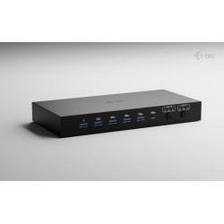 I-tec Usb-c Kvm Docking Station For 3 Hosts Dual Display Pow | APLIUM