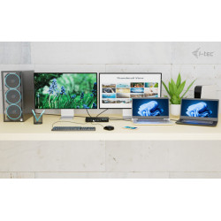I-tec Usb-c Kvm Docking Station For 3 Hosts Dual Display Pow | APLIUM