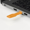 Lindy 47896 - RJ45 Port Blocker key, Orange | APLIUM