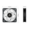 Ventilador Arctic P14 PWM PST A-RGB/ 14cm/ Negro | APLIUM