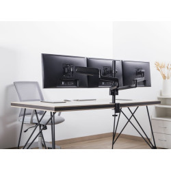 17"-27" Triple Monitor Desk | APLIUM