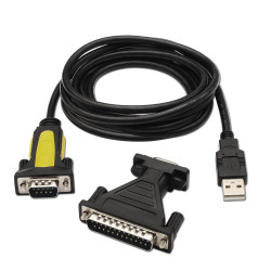 Cable Conversor impresora Aisens A104-0039/ USB Macho - DB9 | APLIUM