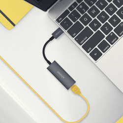 Adaptador USB Tipo-C - RJ45 Aisens A109-0709/ 1000Mbps | APLIUM