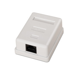Roseta Surface RJ45 CAT.6 Utp 1 Toma White | APLIUM