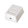 Roseta Surface RJ45 CAT.6 Utp 1 Toma White | APLIUM