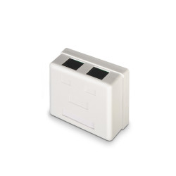 Roseta de Superficie Aisens A139-0302/ Cat.6/ 2 Tomas | APLIUM