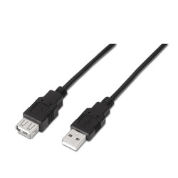 Cable Alargador USB 2.0 Aisens A101-0017/ USB Macho - USB He | APLIUM