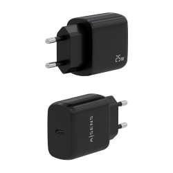 Charger Usb-c PD3.0 1 Port 1XUSB-C 25W Black | APLIUM