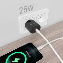 Cargador de Pared Aisens A110-0757/ 1xUSB Tipo-C/ 25W | APLIUM