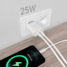 Cargador de Pared Aisens A110-0758/ 1xUSB Tipo-C/ 1xUSB/ 25W | APLIUM