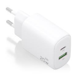 Cargador de Pared GaN Aisens A110-0909/ 1xUSB Tipo-C/ 1xUSB/ | APLIUM