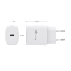 Cargador de Pared GaN Aisens A110-0975/ 1xUSB Tipo-C/ 30W/ B | APLIUM