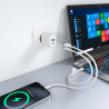 Cargador de Pared GaN Aisens A110-0977/ 1xUSB Tipo-C/ 1xUSB/ | APLIUM