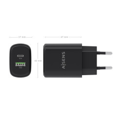 AISENS - Cargador Gan 30W Usb-c PD3.0 QC4.0 Usb-a QC3.0 | APLIUM