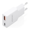 Cargador Gan Ultra Delgado 30W 1XUSB-C PD3.0 QC4.0 1XUSB QC3 | APLIUM