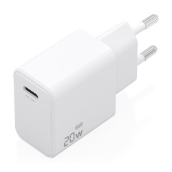 Cargador de Pared GaN Aisens A110-1023/ 1xUSB Tipo-C/ 20W/ B | APLIUM