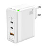Cargador de Pared GaN Aisens ASCH-100W3P008-W/ 2xUSB Tipo-C/ | APLIUM