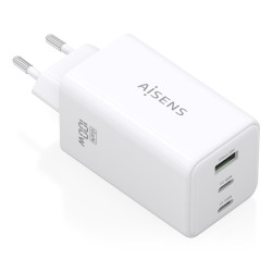 Cargador de Pared GaN Aisens ASCH-100W3P051-W/ 2xUSB Tipo-C/ | APLIUM
