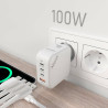 Cargador de Pared GaN Aisens ASCH-100W4P028-W/ 3xUSB Tipo-C/ | APLIUM