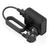 Cargador Sobremesa GaN Aisens ASCH-140W4P056-BK/ 3xUSB Tipo- | APLIUM