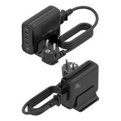 Cargador Sobremesa GaN Aisens ASCH-140W4P056-BK/ 3xUSB Tipo- | APLIUM